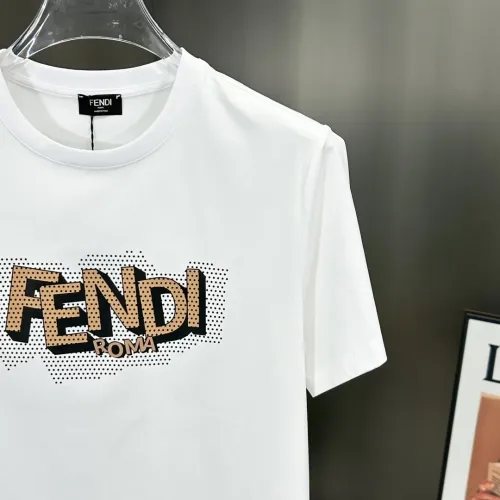Replica Fendi T-Shirts Short Sleeved For Men #1469930 $68.00 USD for Wholesale