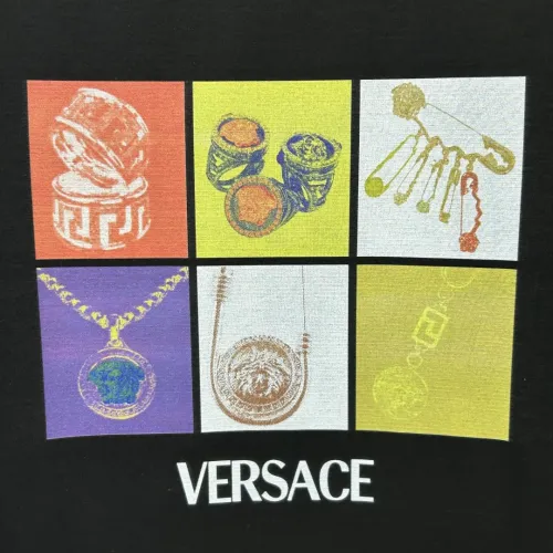 Replica Versace T-Shirts Short Sleeved For Men #1469940 $68.00 USD for Wholesale