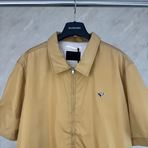Replica Prada Jackets Short Sleeved For Men #1469956 $80.00 USD for Wholesale