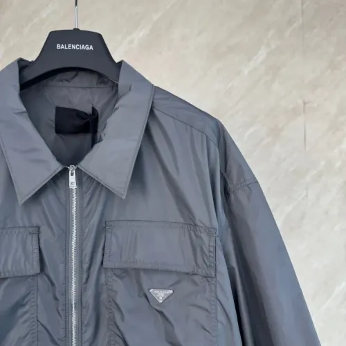 Replica Prada Jackets Short Sleeved For Men #1469957 $80.00 USD for Wholesale