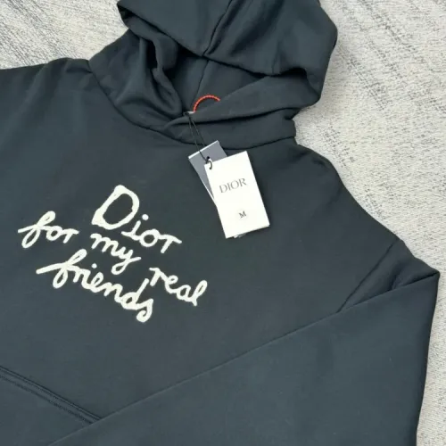 Replica Christian Dior Hoodies Long Sleeved For Unisex #1469966 $72.00 USD for Wholesale