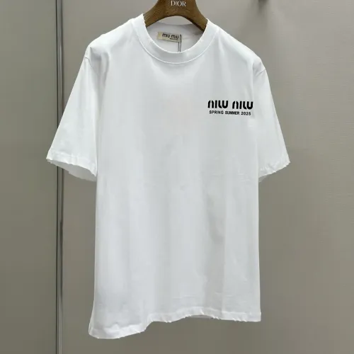 Replica MIU MIU T-Shirts Short Sleeved For Men #1469981 $42.00 USD for Wholesale