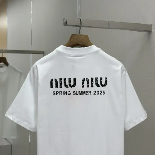 Replica MIU MIU T-Shirts Short Sleeved For Men #1469981 $42.00 USD for Wholesale
