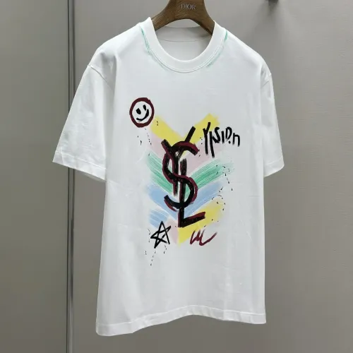 Replica Yves Saint Laurent YSL T-shirts Short Sleeved For Men #1469985 $42.00 USD for Wholesale