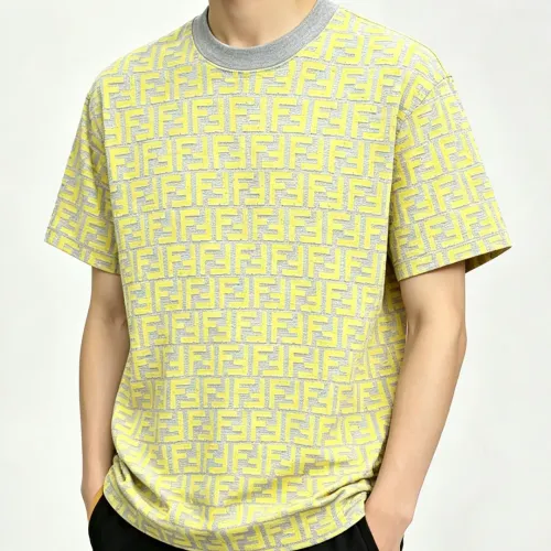 Replica Fendi T-Shirts Short Sleeved For Men #1470014 $60.00 USD for Wholesale