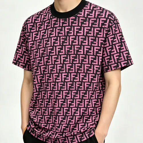 Replica Fendi T-Shirts Short Sleeved For Men #1470015 $60.00 USD for Wholesale