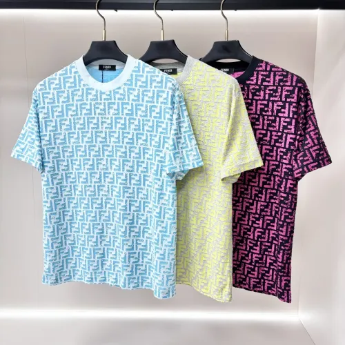 Replica Fendi T-Shirts Short Sleeved For Men #1470015 $60.00 USD for Wholesale