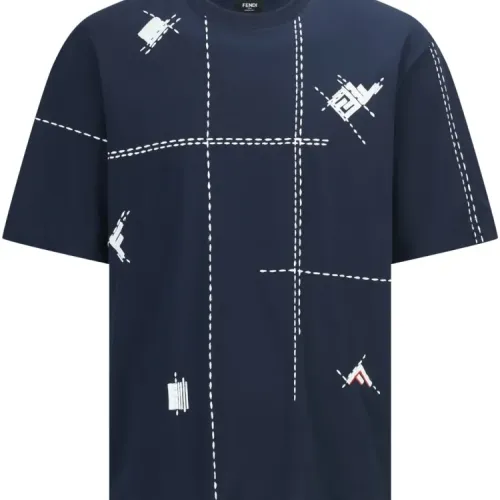 Cheap Fendi T-Shirts Short Sleeved For Unisex #1470037, $$52.00 USD On Fendi T-Shirts