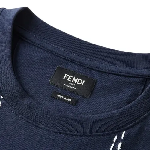 Replica Fendi T-Shirts Short Sleeved For Unisex #1470037 $52.00 USD for Wholesale