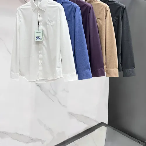 Replica Burberry Shirts Long Sleeved For Men #1470091 $85.00 USD for Wholesale