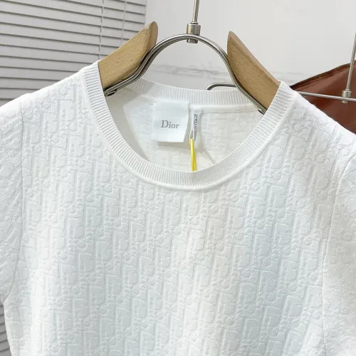 Replica Christian Dior Dresses Short Sleeved For Women #1470105 $118.00 USD for Wholesale