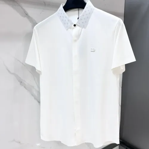 Replica Dolce & Gabbana D&G Shirts Short Sleeved For Men #1470120 $76.00 USD for Wholesale