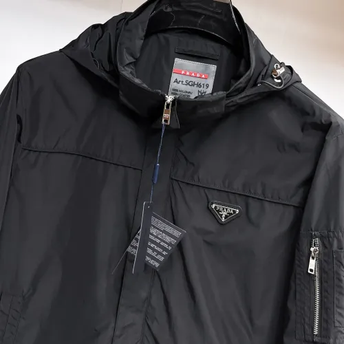 Replica Prada Jackets Long Sleeved For Men #1470235 $122.00 USD for Wholesale