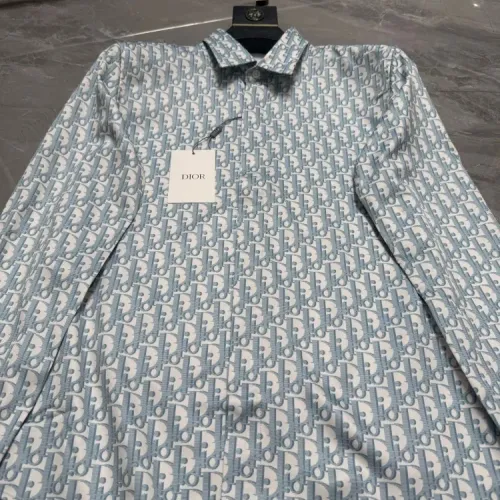Replica Christian Dior Shirts Long Sleeved For Men #1470237 $64.00 USD for Wholesale