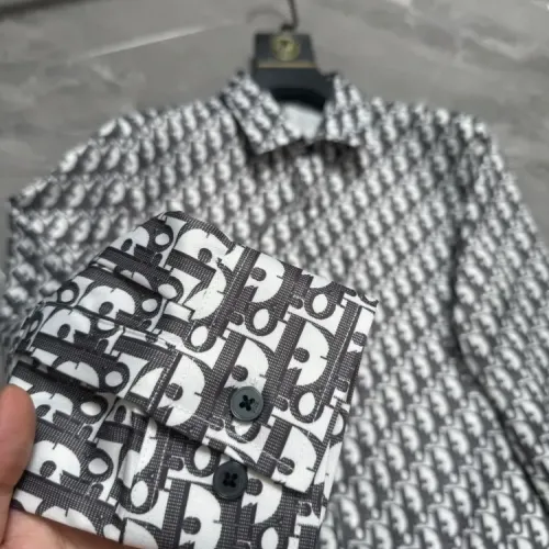 Replica Christian Dior Shirts Long Sleeved For Men #1470238 $64.00 USD for Wholesale