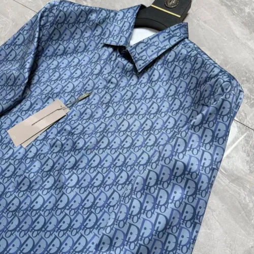 Replica Christian Dior Shirts Long Sleeved For Men #1470242 $64.00 USD for Wholesale