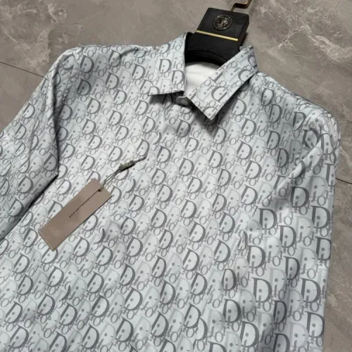 Replica Christian Dior Shirts Long Sleeved For Men #1470243 $64.00 USD for Wholesale