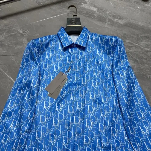 Replica Christian Dior Shirts Long Sleeved For Men #1470244 $64.00 USD for Wholesale