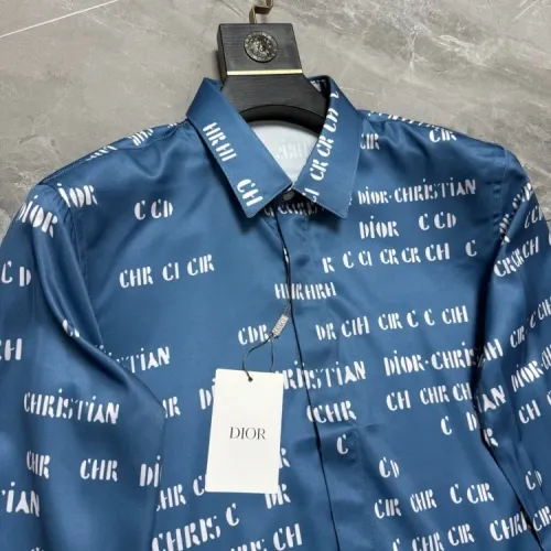 Replica Christian Dior Shirts Long Sleeved For Men #1470245 $64.00 USD for Wholesale