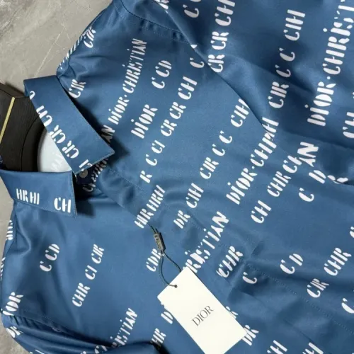 Replica Christian Dior Shirts Long Sleeved For Men #1470245 $64.00 USD for Wholesale