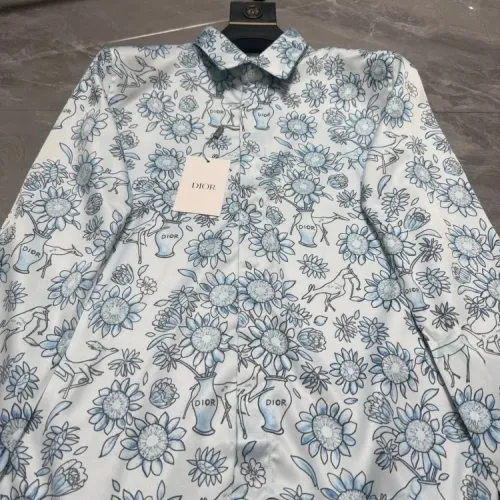 Replica Christian Dior Shirts Long Sleeved For Men #1470246 $64.00 USD for Wholesale