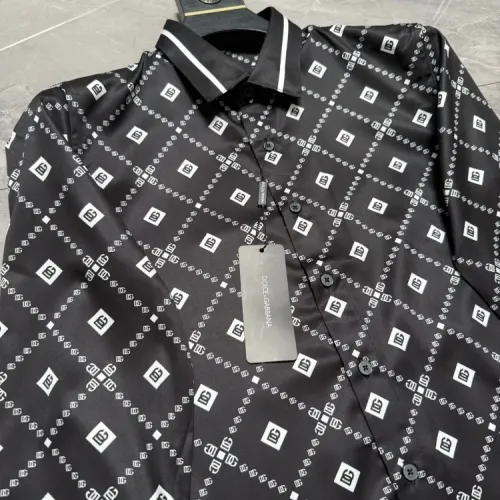Replica Dolce & Gabbana D&G Shirts Long Sleeved For Men #1470281 $64.00 USD for Wholesale