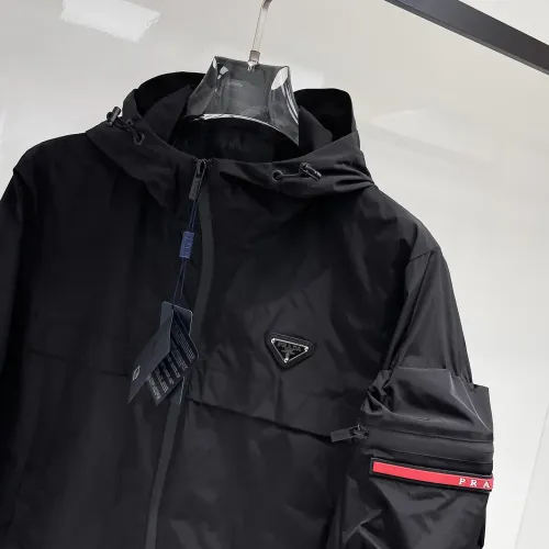 Replica Prada Jackets Long Sleeved For Men #1470286 $102.00 USD for Wholesale