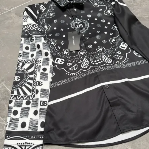 Replica Dolce & Gabbana D&G Shirts Long Sleeved For Men #1470287 $64.00 USD for Wholesale