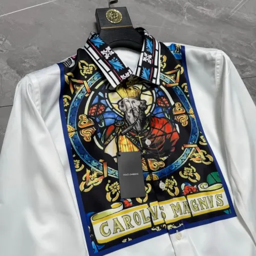 Replica Dolce & Gabbana D&G Shirts Long Sleeved For Men #1470290 $64.00 USD for Wholesale