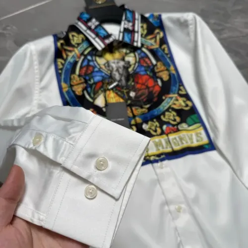 Replica Dolce & Gabbana D&G Shirts Long Sleeved For Men #1470290 $64.00 USD for Wholesale