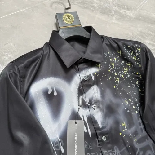 Replica Dolce & Gabbana D&G Shirts Long Sleeved For Men #1470291 $64.00 USD for Wholesale