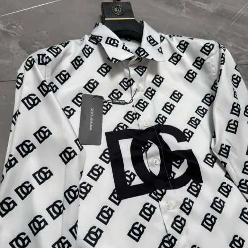 Replica Dolce & Gabbana D&G Shirts Long Sleeved For Men #1470292 $64.00 USD for Wholesale