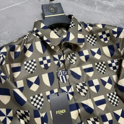 Replica Fendi Shirts Long Sleeved For Men #1470294 $64.00 USD for Wholesale