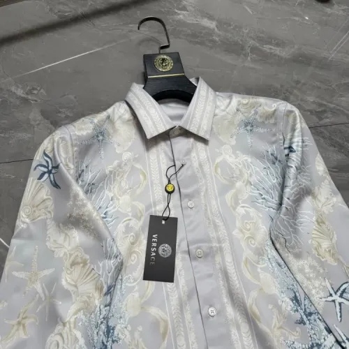 Replica Versace Shirts Long Sleeved For Men #1470345 $64.00 USD for Wholesale