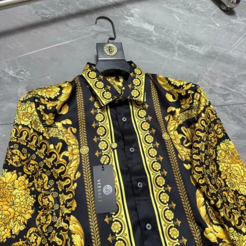 Replica Versace Shirts Long Sleeved For Men #1470346 $64.00 USD for Wholesale