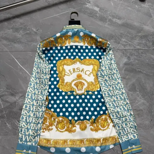 Replica Versace Shirts Long Sleeved For Men #1470347 $64.00 USD for Wholesale