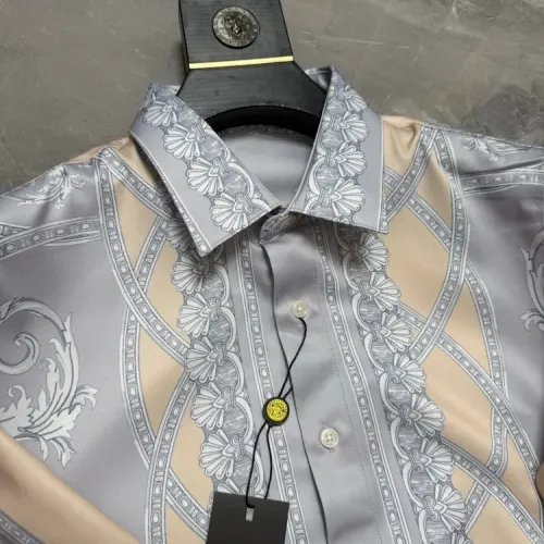 Replica Versace Shirts Long Sleeved For Men #1470348 $64.00 USD for Wholesale