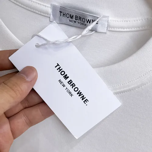 Replica Thom Browne TB T-Shirts Short Sleeved For Men #1470364 $60.00 USD for Wholesale