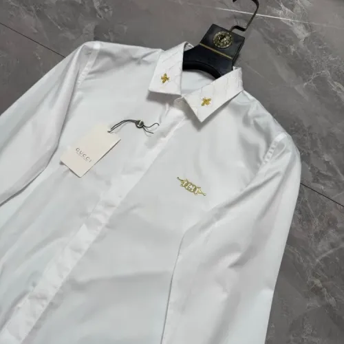 Replica Gucci Shirts Long Sleeved For Men #1470367 $72.00 USD for Wholesale