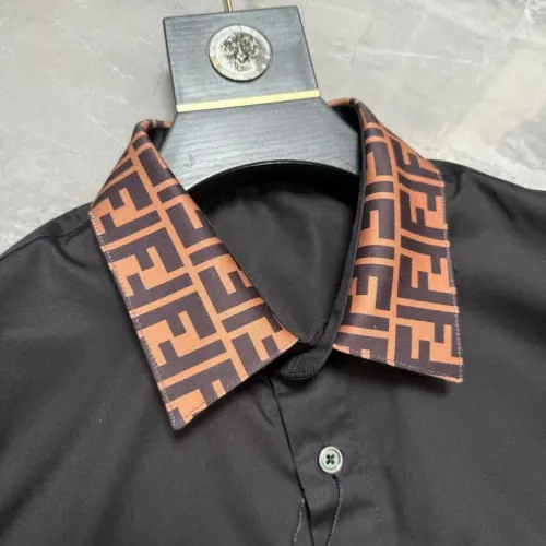 Replica Fendi Shirts Long Sleeved For Men #1470381 $72.00 USD for Wholesale