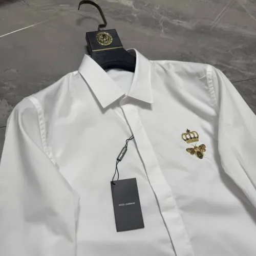 Replica Dolce & Gabbana D&G Shirts Long Sleeved For Men #1470385 $72.00 USD for Wholesale