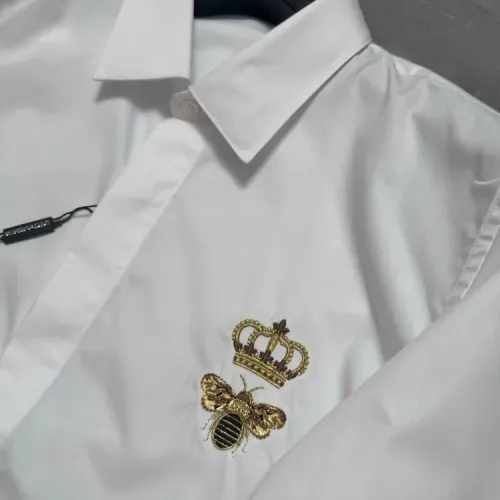 Replica Dolce & Gabbana D&G Shirts Long Sleeved For Men #1470385 $72.00 USD for Wholesale