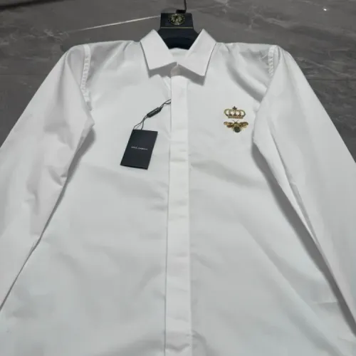 Replica Dolce & Gabbana D&G Shirts Long Sleeved For Men #1470385 $72.00 USD for Wholesale