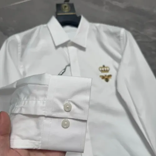 Replica Dolce & Gabbana D&G Shirts Long Sleeved For Men #1470385 $72.00 USD for Wholesale