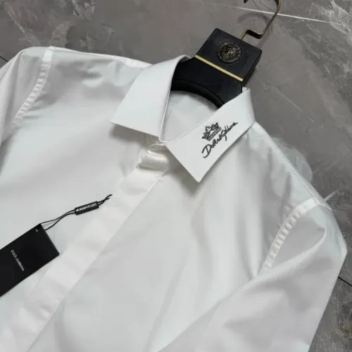 Replica Dolce & Gabbana D&G Shirts Long Sleeved For Men #1470387 $72.00 USD for Wholesale