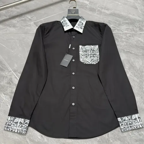 Cheap Dolce &amp; Gabbana D&amp;G Shirts Long Sleeved For Men #1470394, $$72.00 USD On Dolce &amp; Gabbana D&amp;G Shirts
