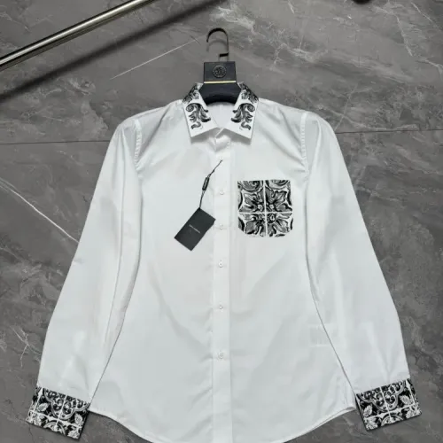Cheap Dolce &amp; Gabbana D&amp;G Shirts Long Sleeved For Men #1470395, $$72.00 USD On Dolce &amp; Gabbana D&amp;G Shirts