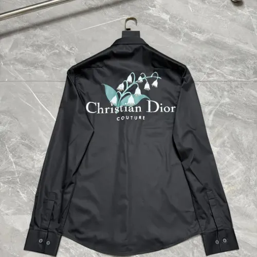 Replica Christian Dior Shirts Long Sleeved For Men #1470397 $72.00 USD for Wholesale