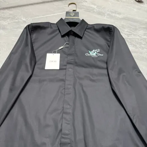 Replica Christian Dior Shirts Long Sleeved For Men #1470397 $72.00 USD for Wholesale