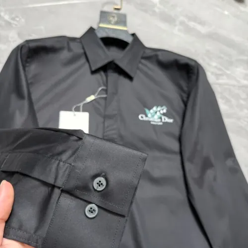 Replica Christian Dior Shirts Long Sleeved For Men #1470397 $72.00 USD for Wholesale